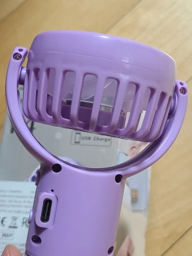 Portable Water Mist Fan Mini Handheld Fan USB photo review