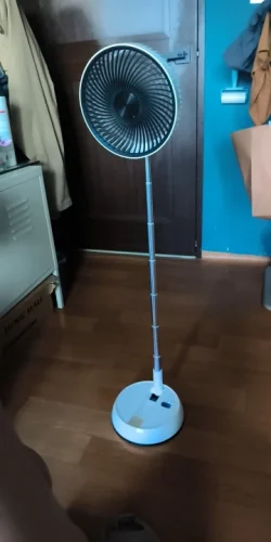 Portable Folding Fan 6000mAh USB Remote Control Air photo review