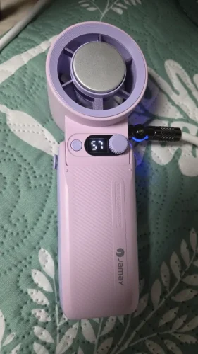 Portable Handheld fan Strong Wind 199 Gear Wind photo review