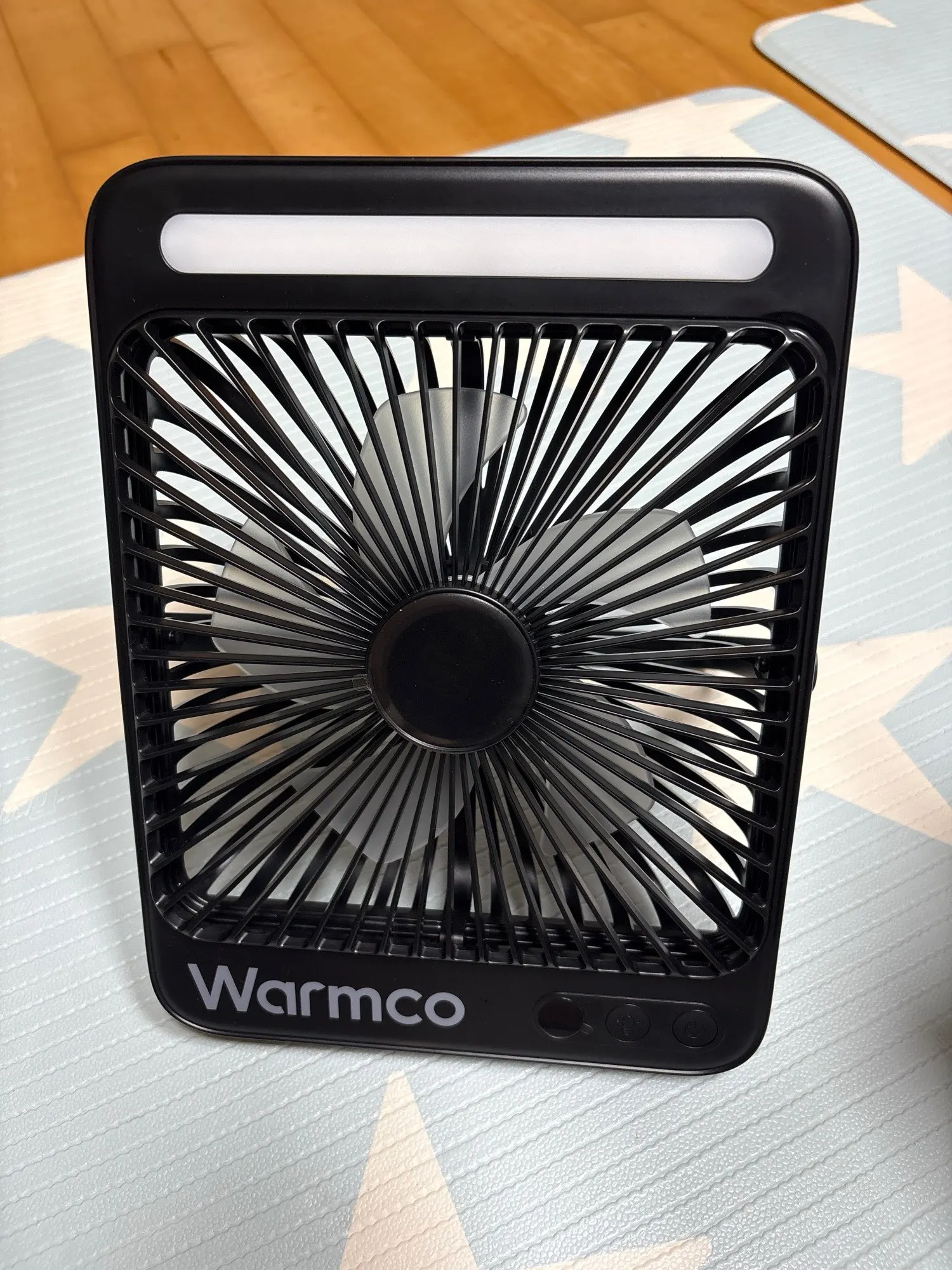 Warmco D4 Portable Desk Fan Rechargeable 20000mAh Camping photo review