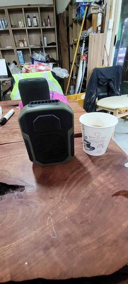 Personal Belt Clip Fan Portable Power Bank Flashlight photo review