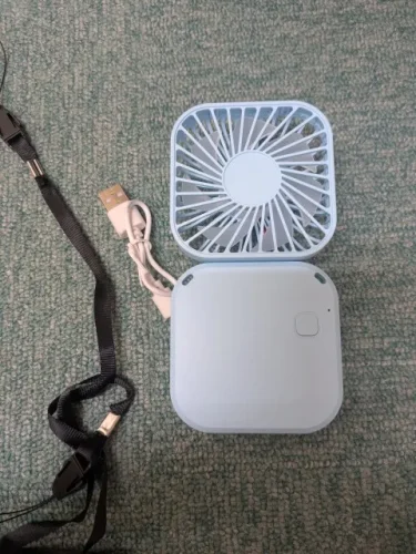 Mini Hanging Neck Fans Portable Folding USB Fans photo review