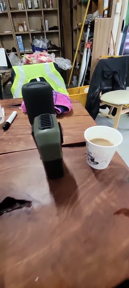 Personal Belt Clip Fan Portable Power Bank Flashlight photo review