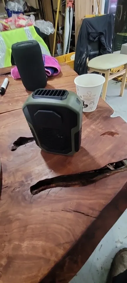 Personal Belt Clip Fan Portable Power Bank Flashlight photo review