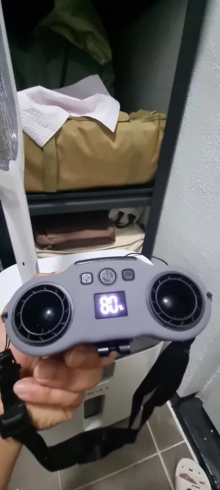 Portable Waist Clip Fan Wearable Mini USB Rechargeable photo review