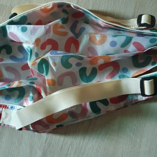 1pc Foldable Shopping Bag Eco-friendly Waterproof Portable Storage photo review