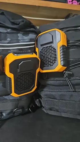 Personal Belt Clip Fan Portable Power Bank Flashlight photo review