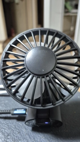 TOPK 5000mAh Mini Portable Fan USB Rechargeable Hand photo review