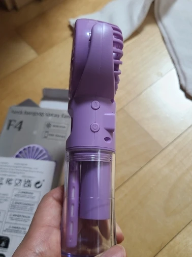 Portable Water Mist Fan Mini Handheld Fan USB photo review